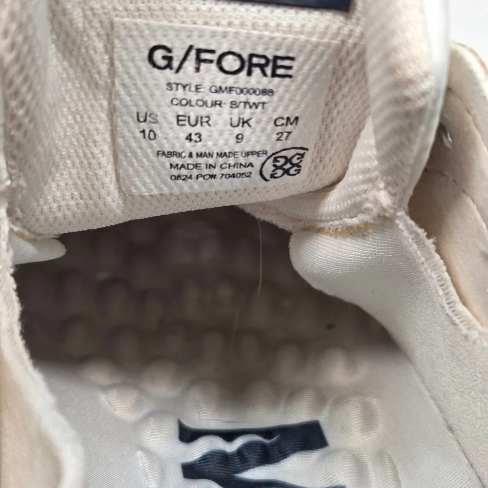 G/FORE MG4X2 Stippled Hybrid Golf Cross Trainer Men 10 White Blue Sneaker Golf